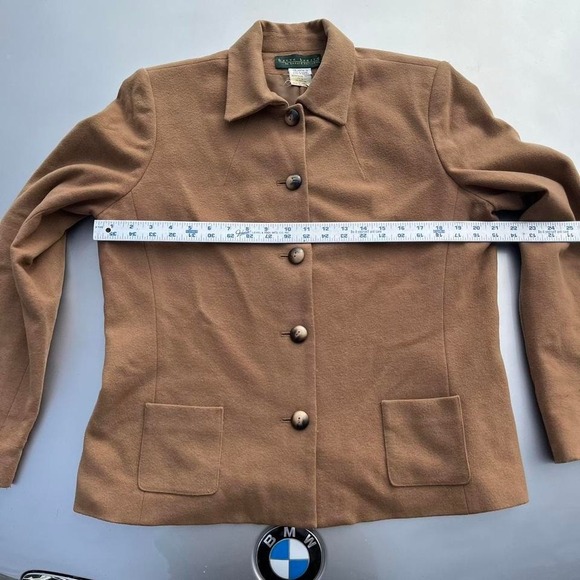 Bernard Holtzman brown wool blazer